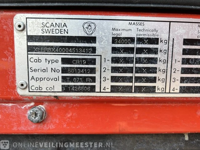 Zuig perscombinatie - kolkenzuiger scania, r164 met hellmers wittstock opbouw, bouwjaar 2004 - afbeelding 6 van  27