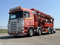 Zuig perscombinatie - kolkenzuiger scania, r164 met hellmers wittstock opbouw, bouwjaar 2004