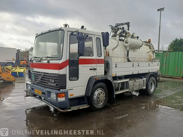 Zuig perscombinaties - kolkenzuiger volvo, volvo fl614, bouwjaar 1993 - afbeelding 20 van  30