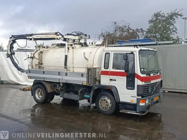 Zuig perscombinaties - kolkenzuiger volvo, volvo fl614, bouwjaar 1993 - afbeelding 12 van  30