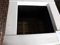 Zuilbloembak hillhout type elan excellent 110. afmeting 40 x 40 x 100 cm. - afbeelding 4 van  4
