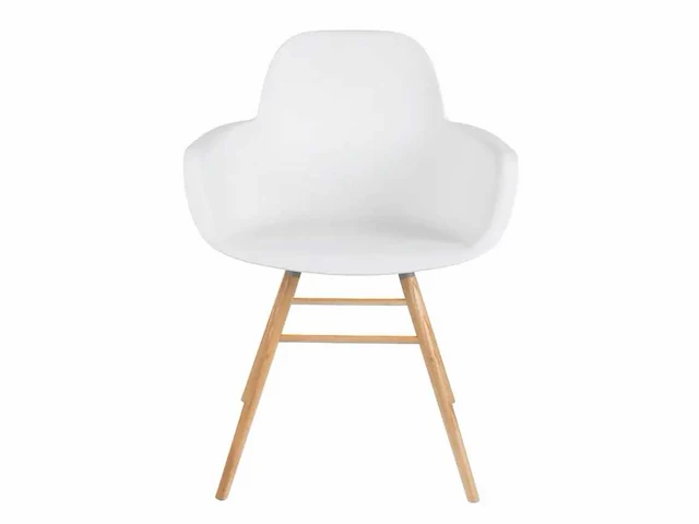 Zuiver - armchair albert kuip white - eetkamerstoel (2x) - afbeelding 1 van  8
