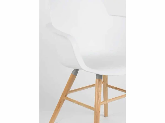Zuiver - armchair albert kuip white - eetkamerstoel (2x) - afbeelding 3 van  8