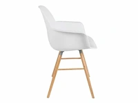 Zuiver - armchair albert kuip white - eetkamerstoel (2x) - afbeelding 6 van  8