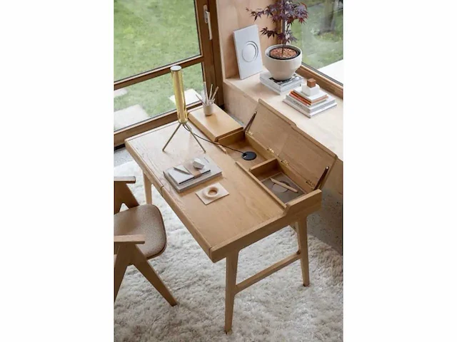 Zuiver - desk table kaat natural - bureau - afbeelding 12 van  12