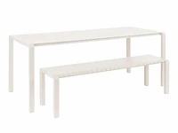 Zuiver - garden bench vondel 175x45 clay - tuinbank (2x) - afbeelding 24 van  24