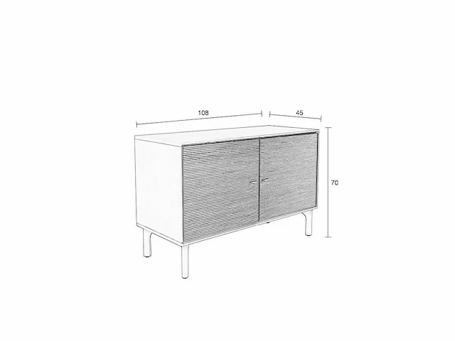 Zuiver - sideboard morning 2 doors - dressoir - afbeelding 11 van  14