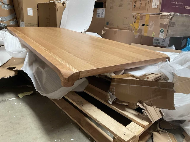 Zuiver - table storm 220x90 natural - eetkamertafel - afbeelding 4 van  17