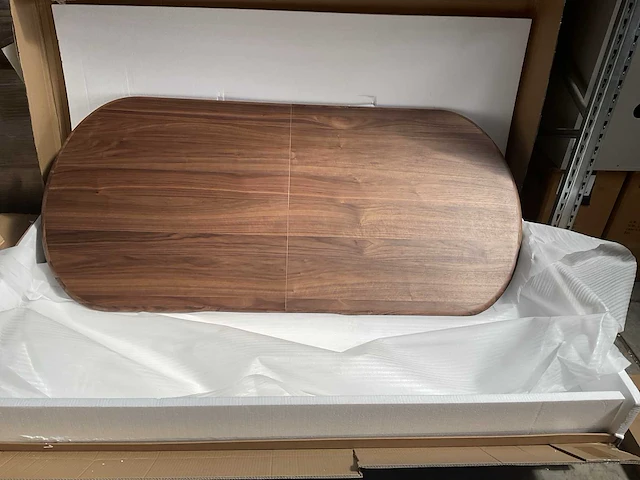 Zuiver - table twist oval walnut - eetkamertafel - afbeelding 7 van  18