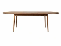 Zuiver - table twist oval walnut - eetkamertafel - afbeelding 1 van  18