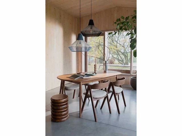 Zuiver - table twist oval walnut - eetkamertafel - afbeelding 14 van  18