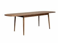 Zuiver - table twist oval walnut - eetkamertafel - afbeelding 16 van  18
