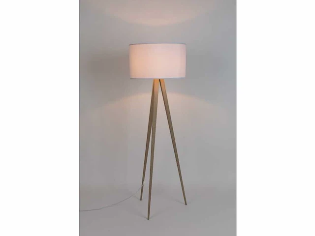 Zuiver - tripod wood - vloerlamp - afbeelding 1 van  2
