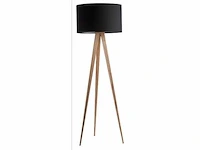 Zuiver - tripod wood - vloerlampen zwart - afbeelding 2 van  6