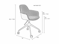 Zuiver albert kuip bureaustoel - afbeelding 2 van  3
