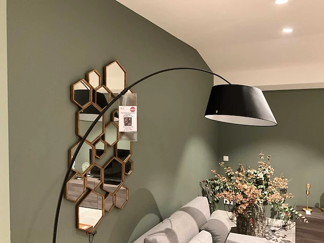 Zuiver arc vloerlamp - afbeelding 2 van  2
