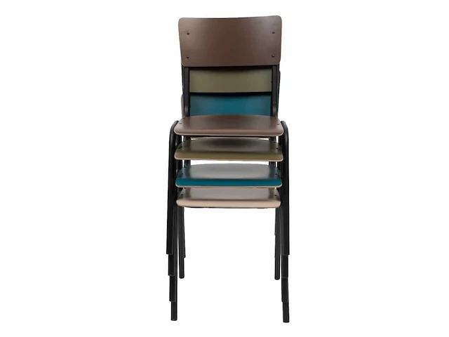 Zuiver back to school matte eetkamerstoel (4x) - afbeelding 3 van  7