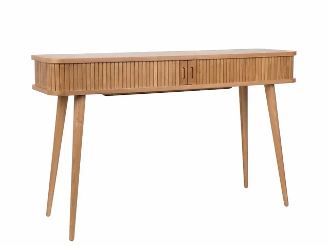 Zuiver barbier console tafel naturel bijzettafel - afbeelding 5 van  11