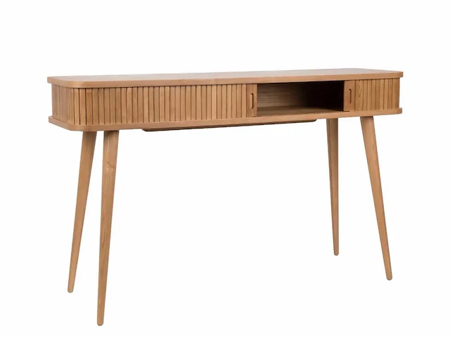 Zuiver barbier console tafel naturel bijzettafel - afbeelding 6 van  11