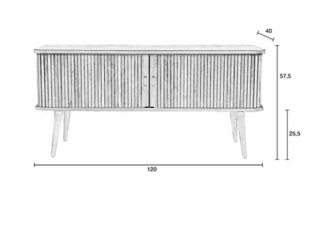 Zuiver barbier dressoir - afbeelding 4 van  14