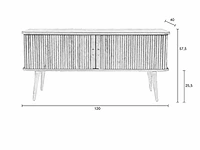 Zuiver barbier dressoir - afbeelding 4 van  14