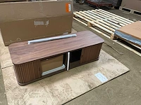 Zuiver barbier walnoot dressoir - afbeelding 10 van  11