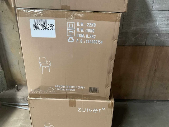 Zuiver brittll eetkamerstoelen (6x) - afbeelding 5 van  5