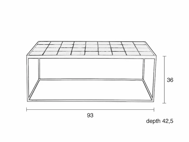 Zuiver glazed salontafel - afbeelding 4 van  6
