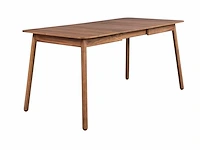 Zuiver glimps walnoot eetkamertafel - afbeelding 2 van  9