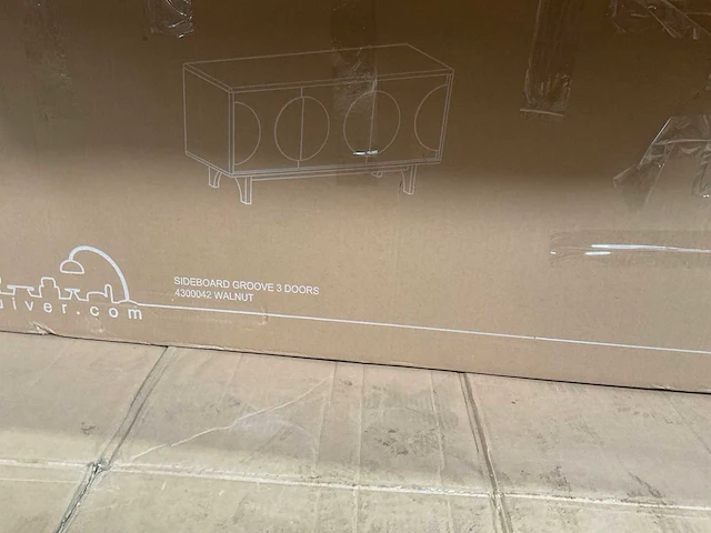 Zuiver groove 3 deuren dressoir - afbeelding 7 van  10