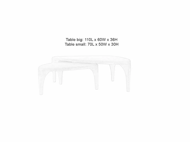 Zuiver isla set van 2 salontafel - afbeelding 5 van  7