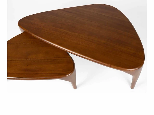Zuiver isla walnut set van 2 salontafel - afbeelding 11 van  18