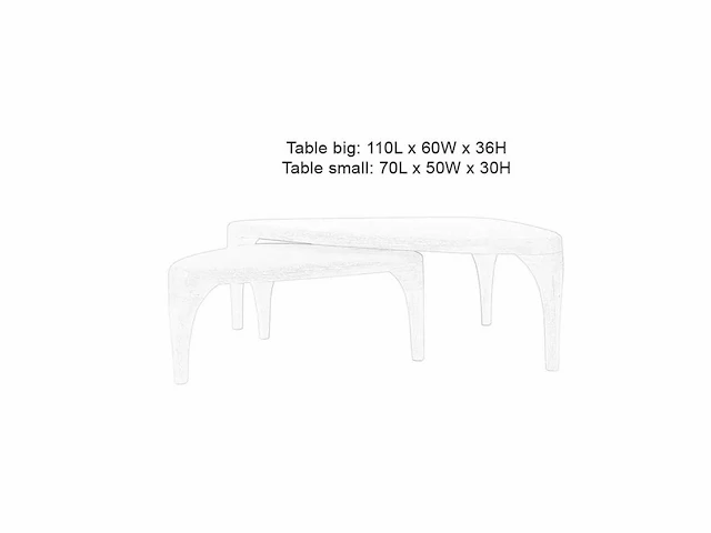 Zuiver isla walnut set van 2 salontafel - afbeelding 15 van  18