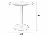 Zuiver metsu bistrotafel - afbeelding 3 van  4
