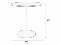 Zuiver metsu bistrotafel - afbeelding 3 van  6