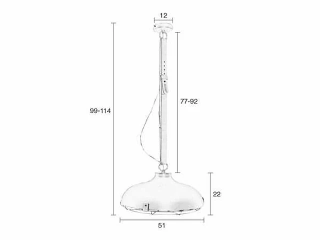 Zuiver pendant dek 51 industriële hanglamp (2x) - afbeelding 2 van  8