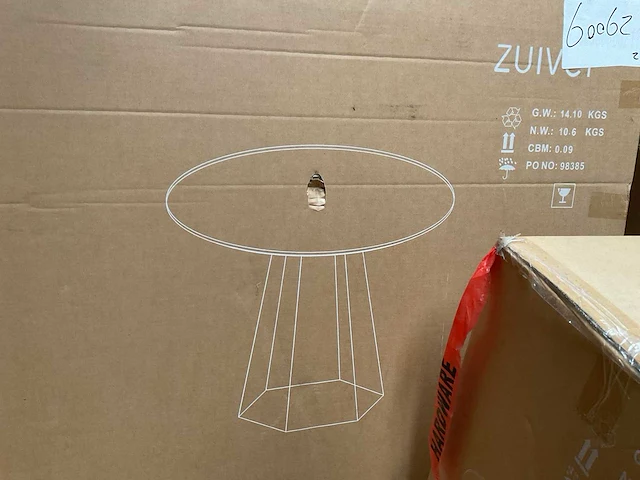 Zuiver pilar eetkamertafel - afbeelding 6 van  8