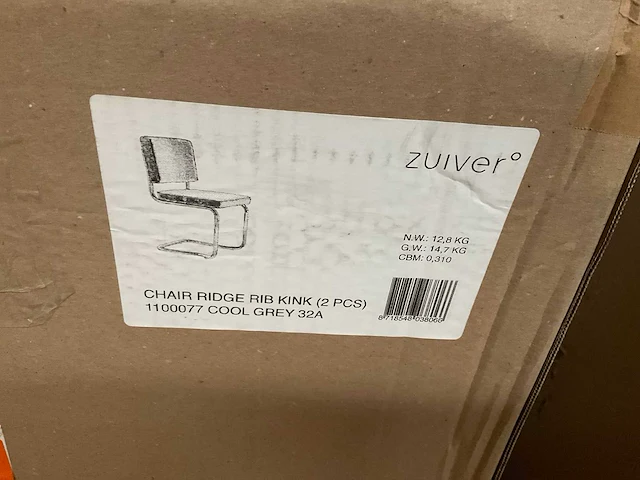 Zuiver ridge rib eetkamerstoel (4x) - afbeelding 6 van  6