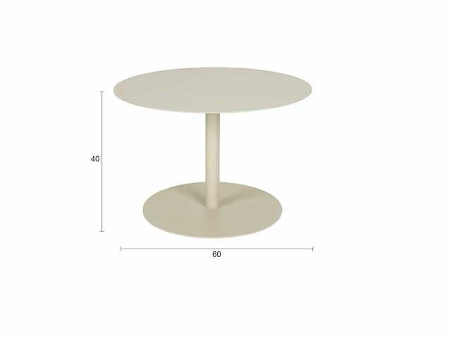 Zuiver snow bijzettafel - afbeelding 5 van  9