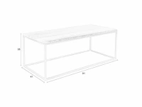 Zuiver stray marmer salontafel - afbeelding 3 van  8