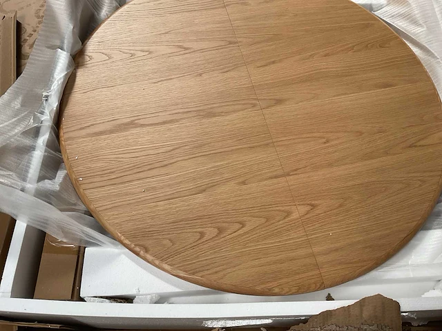 Zuiver twist table rond 120/160 walnoot eetkamertafel - afbeelding 2 van  12