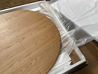 Zuiver twist table rond 120/160 walnoot eetkamertafel - afbeelding 3 van  12