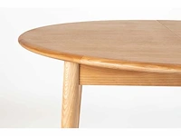 Zuiver twist table rond 120/160 walnoot eetkamertafel - afbeelding 9 van  12