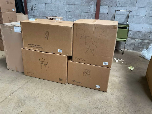 Zuiver & white label partij eetkamerstoelen - afbeelding 1 van  12