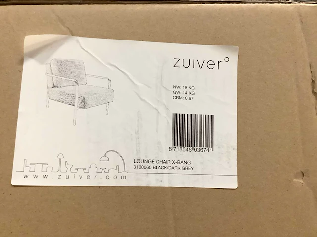 Zuiver x-bang fauteuil (4x) - afbeelding 5 van  13