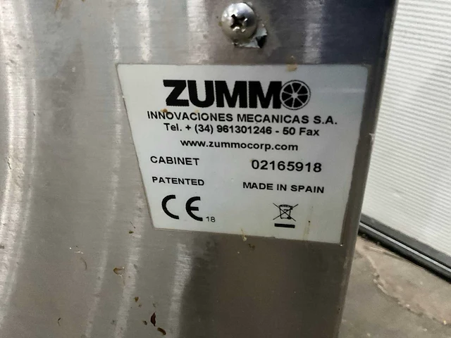 Zummo z-40a-n sinaasappel pers - afbeelding 8 van  17