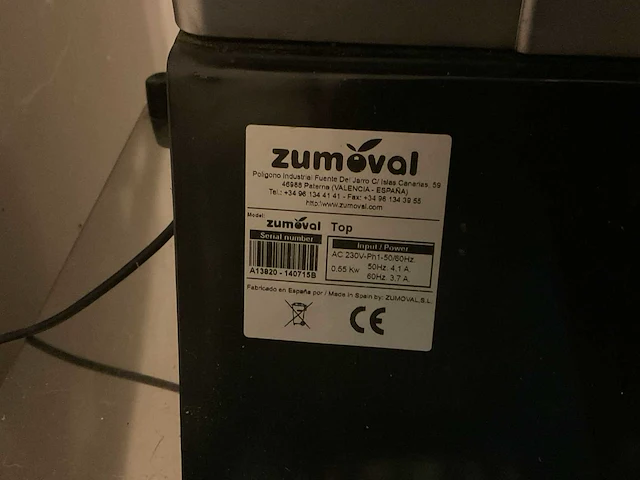 Zumoval top citruspers met onderstel - afbeelding 6 van  7
