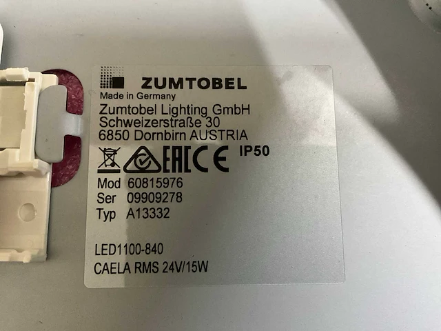 Zumtobel caela rms led paneel (2x) - afbeelding 8 van  8