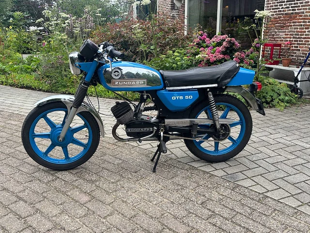 Zündapp - bromfiets - gts 50 - moped - afbeelding 7 van  14