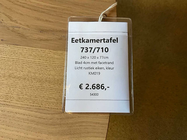 Zurich ovale eiken eetkamertafel - afbeelding 8 van  8
